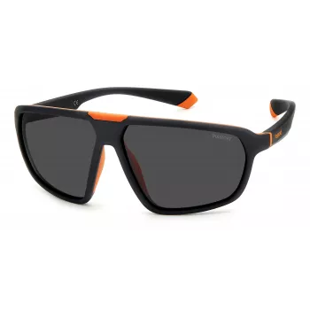 POLAROID PLD2142SRC2 Unisex Rectangular Sunglasses - Havana Frame, Brown Polarized Lens