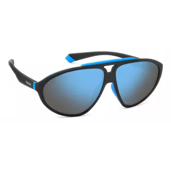 Polaroid PLD2151/S Unisex Pilot Akiniai - Juodas Rėmas, Pilki Poliarizuoti Lęšiai 62mm