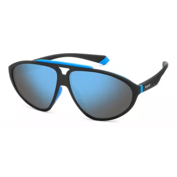 Polaroid PLD2151/S Unisex Pilot Akiniai - Juodas Rėmas, Pilki Poliarizuoti Lęšiai 62mm