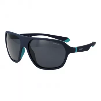 Polaroid PLD2152S58FLL Unisex Square Sunglasses - Havana/Brown - Polarized UV400