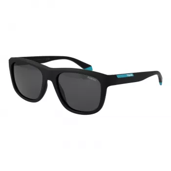 Polaroid PLD2163/S Unisex Akiniai - Juodas Rėmas, Pilki Poliarizuoti Lęšiai - 54mm