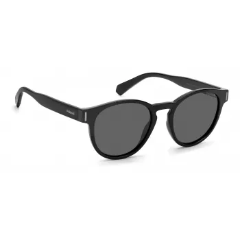 Polaroid PLD6175S807M9 Unisex Taisyklingi Akiniai nuo Saulės - Juodas Rėmas, Pilki Poliarizuoti Lęšiai 51mm