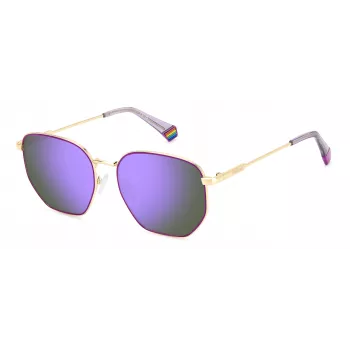 Polaroid PLD6214SXS9E Unisex Akiniai – Havana/Rudas Rėmas, Rudos Poliarizuotos Lęšiai, 56mm