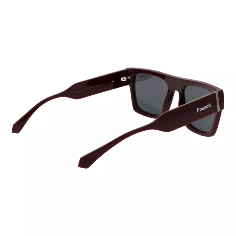 Polaroid PLD6224SX54LH Unisex Akiniai - Juodas Rėmelis, Pilki Lęšiai 54mm