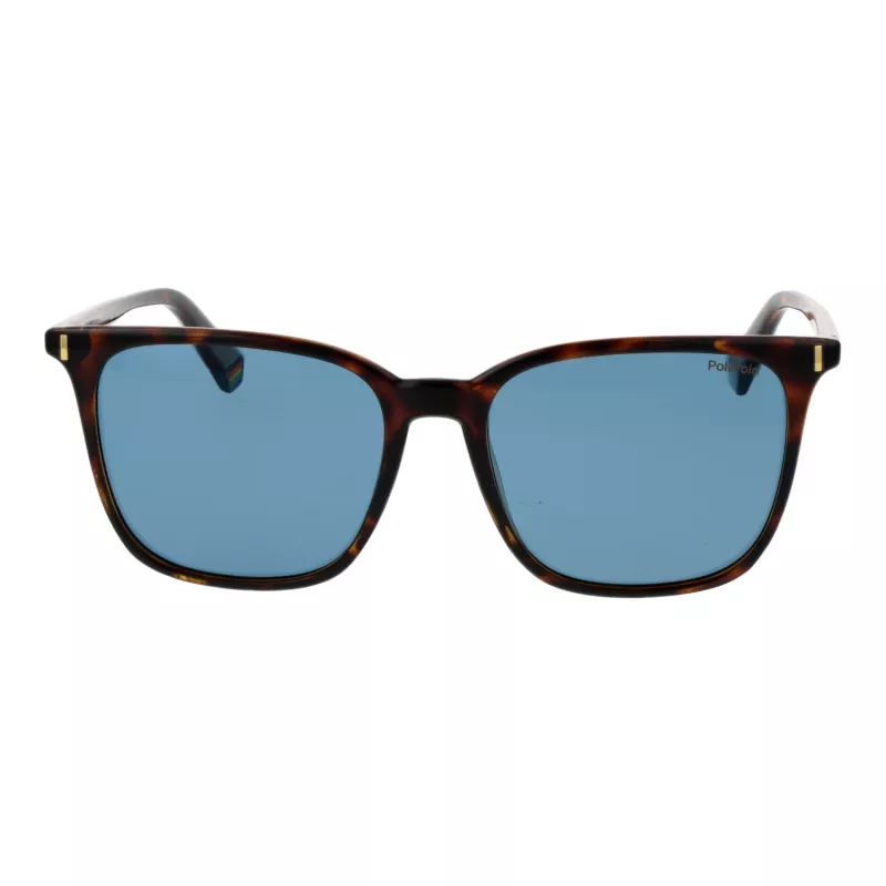 POLAROID PLD6226S54086 Moteriški akiniai nuo saulės Havana Brown Rectangular Polarized 54mm