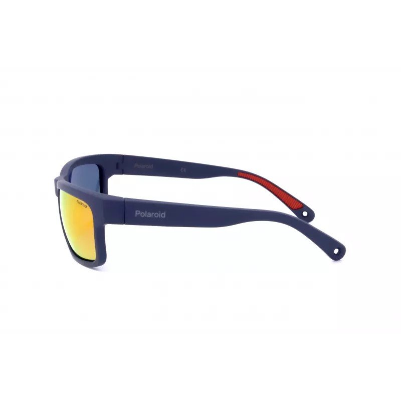 Polaroid PLD7031S8RU Vyriški poliarizuoti akiniai nuo saulės – juodas rėmelis, pilki lęšiai, 59 mm