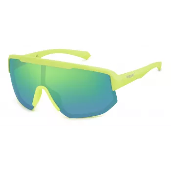 POLAROID PLD7047S4AN Unisex Polarizuoti Akiniai nuo Saulės – Juodas Rėmas, Pilkas Lęšis, Skydo Stiliaus, 99/1/135 mm
