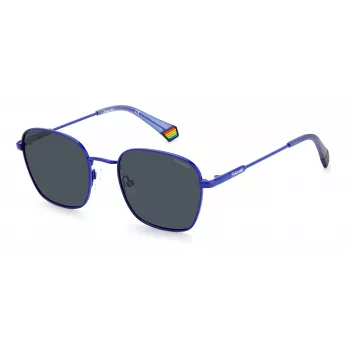 POLAROID Unisex PLD6170SGEGC3 Akiniai - Havana rėmelis, žali poliarizuoti lęšiai, 53 mm