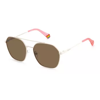 POLAROID Unisex PLD6172S10ASP Akiniai Nuo Saulės - Juodas Rėmelis, Pilki Lęšiai 57mm