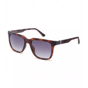 POLICE Vyriški akiniai nuo saulės SPLN34M540878 Havana acetato rėmelis, rudi lęšiai 54mm