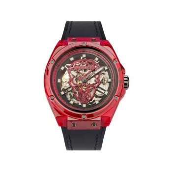 Vyriškas laikrodis Police PEWGR1592405 44mm mėlynu ciferblatu ir odiniu dirželiu