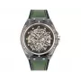 Police PEWGR1592406 vyriškas laikrodis su 44 mm nerūdijančio plieno korpusu ir odiniu apyranke