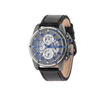 POLICE vyrų laikrodis R1451277002 47mm nerūdijantis plienas oda chronografas