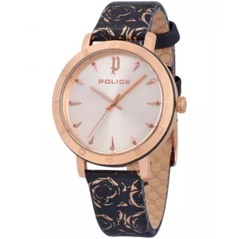 POLICE PL16033MSRB32 Moteriškas laikrodis rožinio aukso spalvos, 36 mm