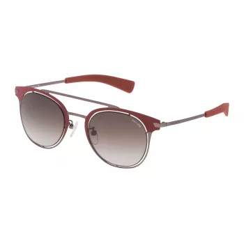 POLICE SPL158490C86 Vyriški akiniai nuo saulės Havana Brown Tortoise Acetatas 49mm
