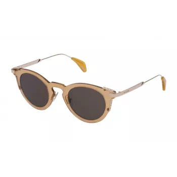 Police SPL624460300 Moteriški „Cat Eye“ akiniai nuo saulės Havana Brown Gradient UV400