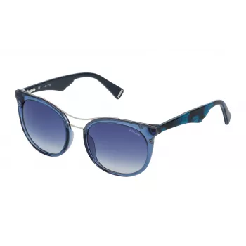 Police SPL758520955 Moteriški Akiniai nuo Saulės Havana Acetato Rėmeliu Rudi Lęšiai 52mm