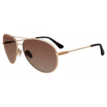 POLICE SPLL11-620H34 Unisex akiniai – juodas/havaninis rėmelis, pilki lęšiai, 62 mm
