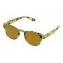 POLICE Unisex akiniai nuo saulės S194549GE9G Havana acetatinis kvadratinis rėmelis rudi gradientiniai lęšiai 49/21/140 mm