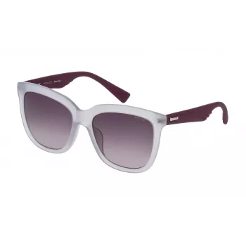 POLICE Moteriški katinėlio formos akiniai nuo saulės SPL4105609PD Havana/Grey Gradient 56/18/140 mm