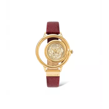 Police moteriškas laikrodis PEWLA2008302 kvarcinis analoginis 36mm rožinio aukso nerūdijančio plieno Milano tinklelio apyrankė
