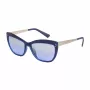 POLICE moteriški akiniai nuo saulės S1971M56899X Havana Brown Acetate Full Rim Oversized Square 56/17/140 mm UV400