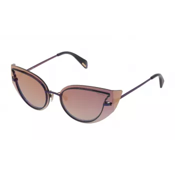 Moteriški Police akiniai nuo saulės SPL939H86X Havana acetatas rudi gradientiniai 63mm