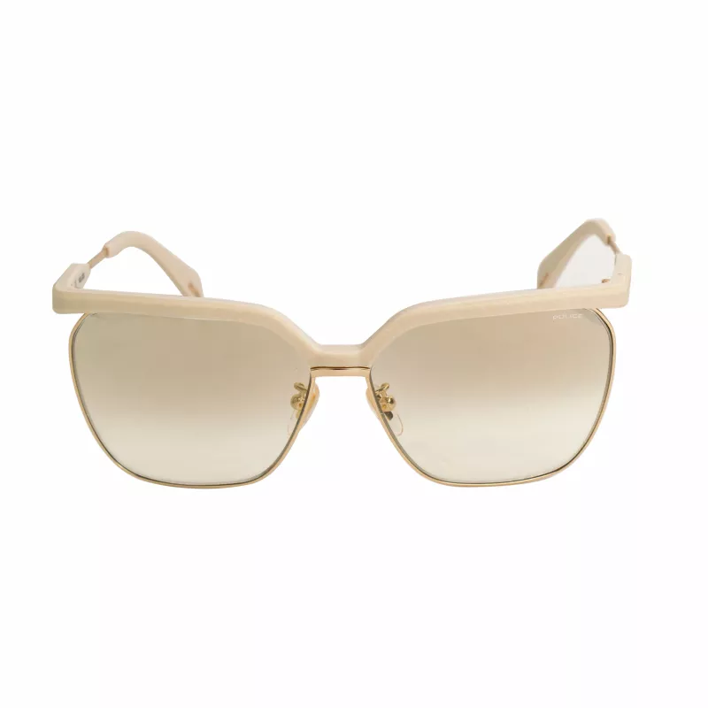 POLICE Moteriški Akiniai Nuo Saulės SPLA9662GL4G Havana Acetate Cat Eye Brown Gradient UV400