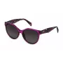 POLICE Moteriški Akiniai Nuo Saulės SPLC22E5809AH Havana Acetatas Kvadratiniai 58mm
