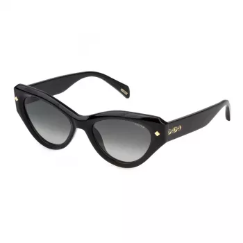 Police moteriški akiniai nuo saulės SPLP47-540700 juodi/pilki 54/19/140 mm