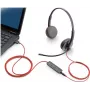 Poly Blackwire C3220 USB-C ausinės su mikrofonu – 3200 serija – ant ausų – laidinės – USB-C – triukšmą izoliuojančios – juodos (209749-104)
