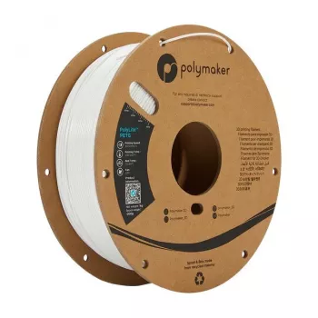 Polymaker PETG PolyLite White 1kg 1,75mm 3D spausdinimo filamentas