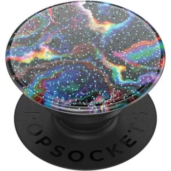 Popsockets Glitter Rainbow Void PopGrip Standard – Telefono laikiklis ir stovas