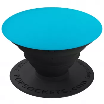 PopSockets PopGrip Aluminum Blue telefono laikiklis ir stovas