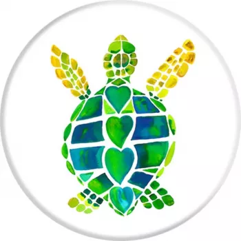 PopSockets PopGrip Turtle Love – keičiamas telefono laikiklis ir stovas, įvairių spalvų