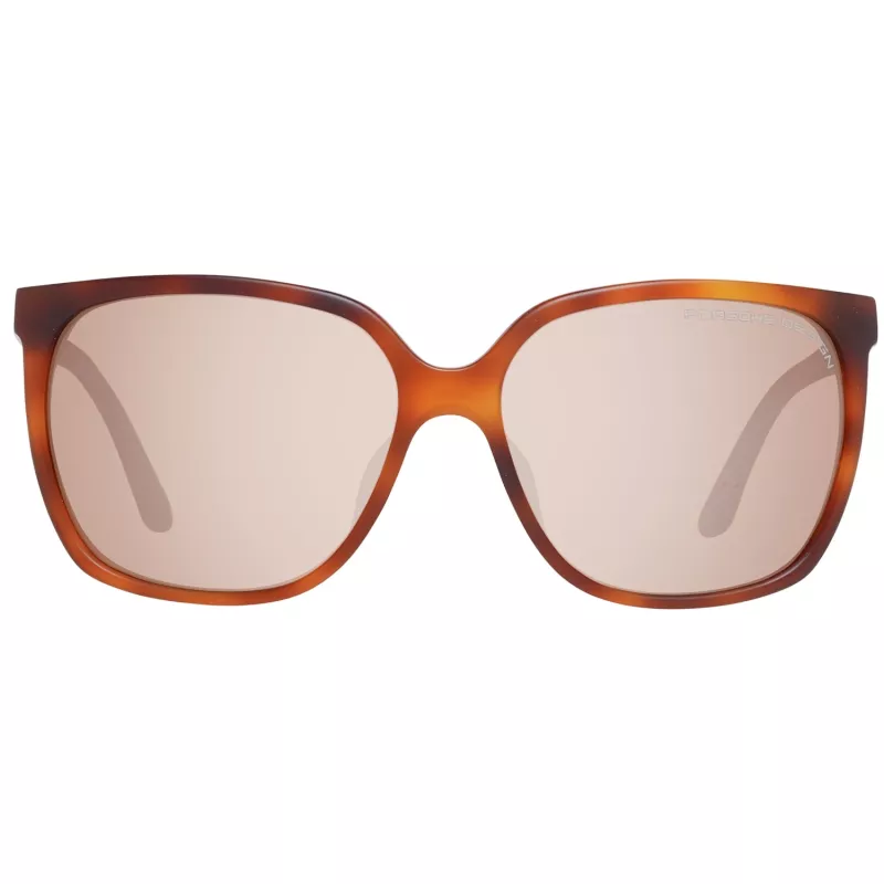 Porsche Design P8589-60E Moteriški Akiniai nuo Saulės – Gunmetal Pilkas, Kvadratinis Rėmas, UV400 Apsauga