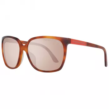 Porsche Design P8589-60E Moteriški Akiniai nuo Saulės – Gunmetal Pilkas, Kvadratinis Rėmas, UV400 Apsauga
