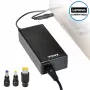 Port Connect 65W nešiojamojo kompiuterio AC adapteris, skirtas Lenovo - plonas antgalis, juodas