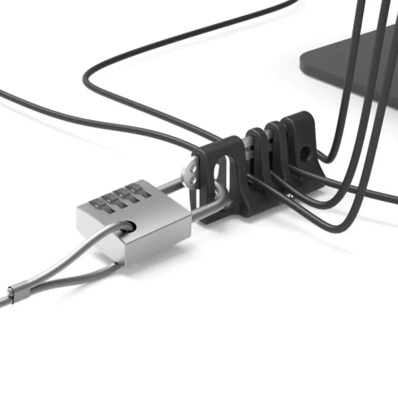 Port Connect stalinis kabelių tvarkytuvas pelei ir klaviatūrai