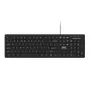 Port Connect Tough Office USB klaviatūra - juoda