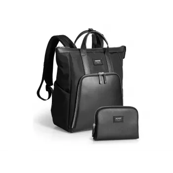 PORT DESIGNS Muse Signature kuprinė nešiojamam kompiuteriui 16 inch, juoda, 20L, perdirbto poliesterio