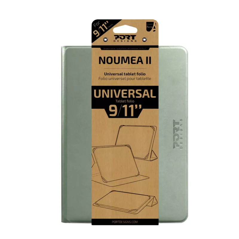 Port Designs Noumea II universalus planšetinio kompiuterio dėklas 9-11 colių planšetėms, žalias – 201329