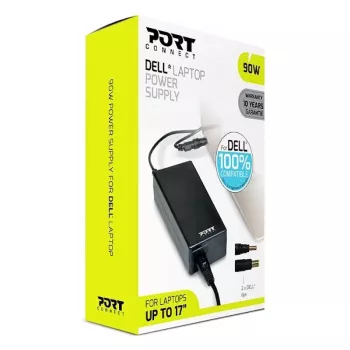 PORT DESIGNS Port Connect 90W nešiojamojo kompiuterio maitinimo adapteris Dell - juodas