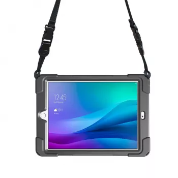 Port Designs Pro Shock 360 tvirtas apsauginis ir besisukantis dėklas Samsung Galaxy Tab A9+ - juodas
