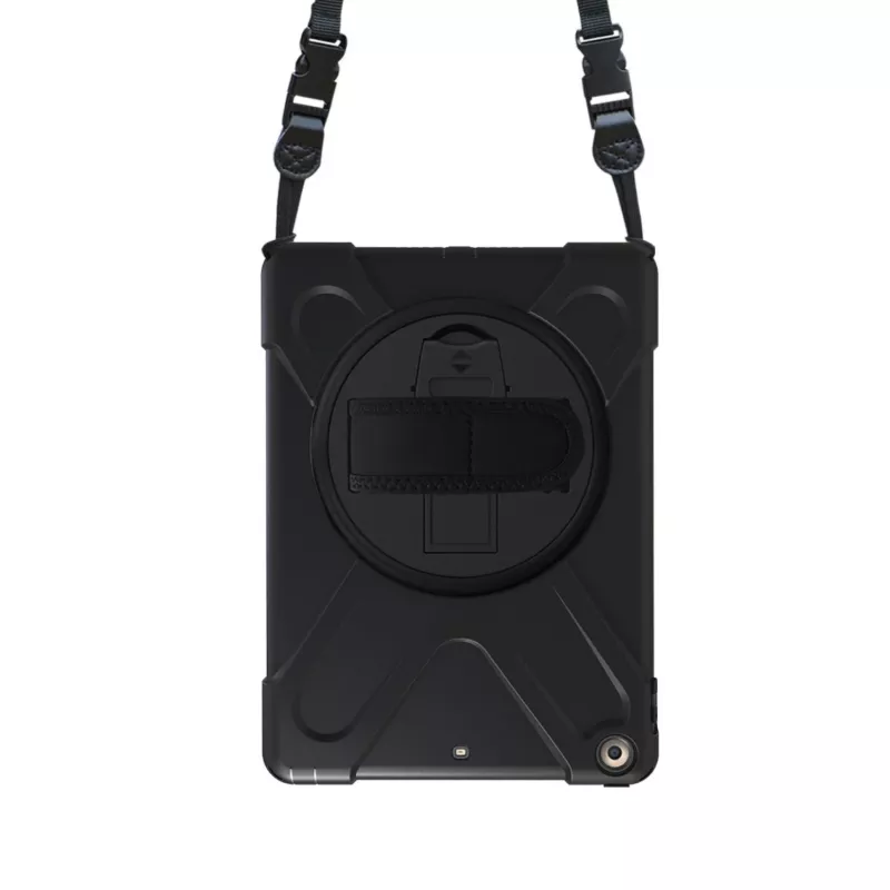 Port Designs Pro Shock 360 tvirtas apsauginis ir besisukantis dėklas Samsung Galaxy Tab A9+ - juodas