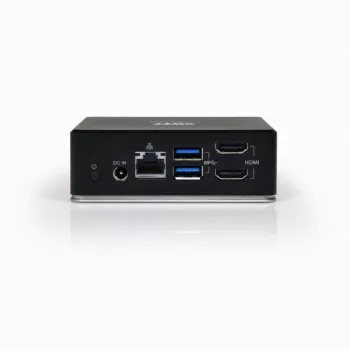 PORT USB-C 11-in-1 Multiport Hub Dockinė stotis - 2x HDMI 4K, 3x USB-A, USB-C PD 100W, RJ45 Gigabit Ethernet, garso lizdas - juoda