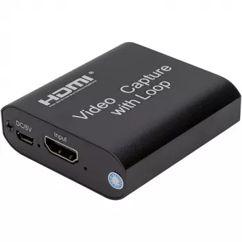 POWER PLANT CA914142 HDMI fiksavimo įrenginys 4K 30Hz USB 3.0