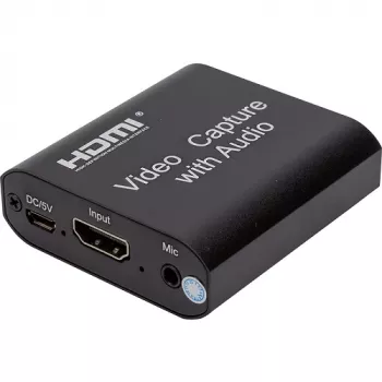 POWER PLANT HDMI vaizdo gaudymo kortelė, 4K 30Hz, USB 3.0, su garso išvestimi