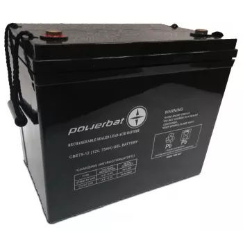 PowerBat CBE 12V 75Ah Deep Cycle Gel akumuliatorius