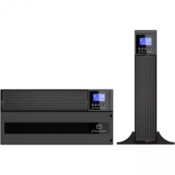 PowerWalker VFI 6000 ICR IoT 6000VA Online Double-Conversion Rack/Tower UPS, 3U, 5400W, IoT stebėjimas
